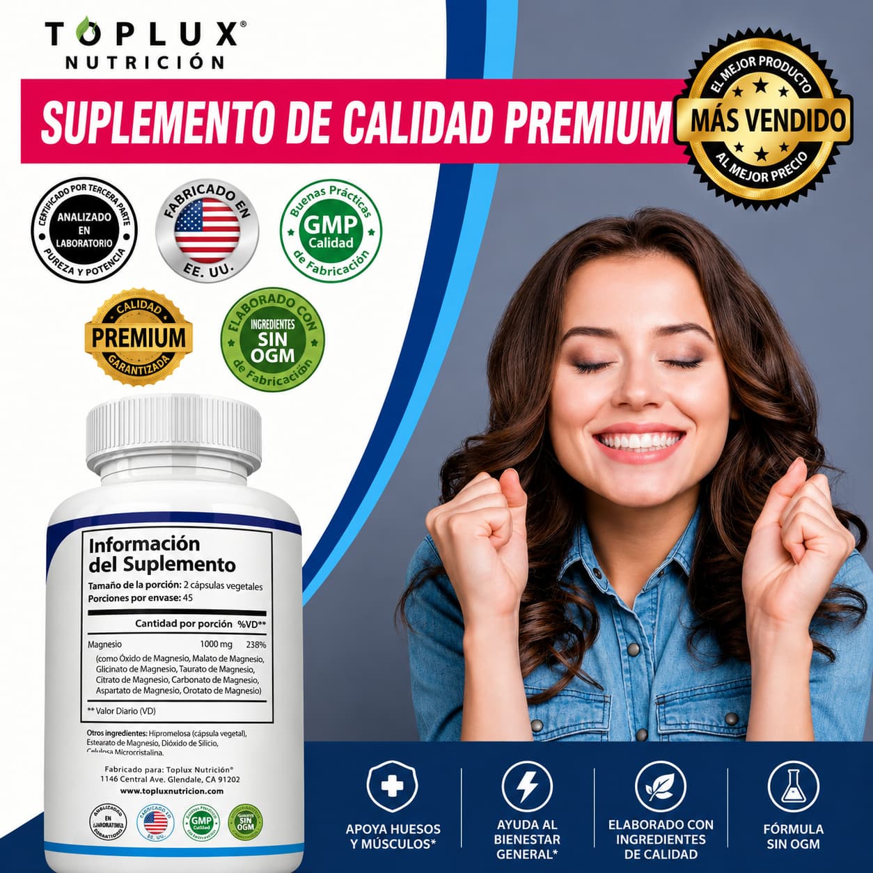 Magnesium Complex — 8 formas de magnesio