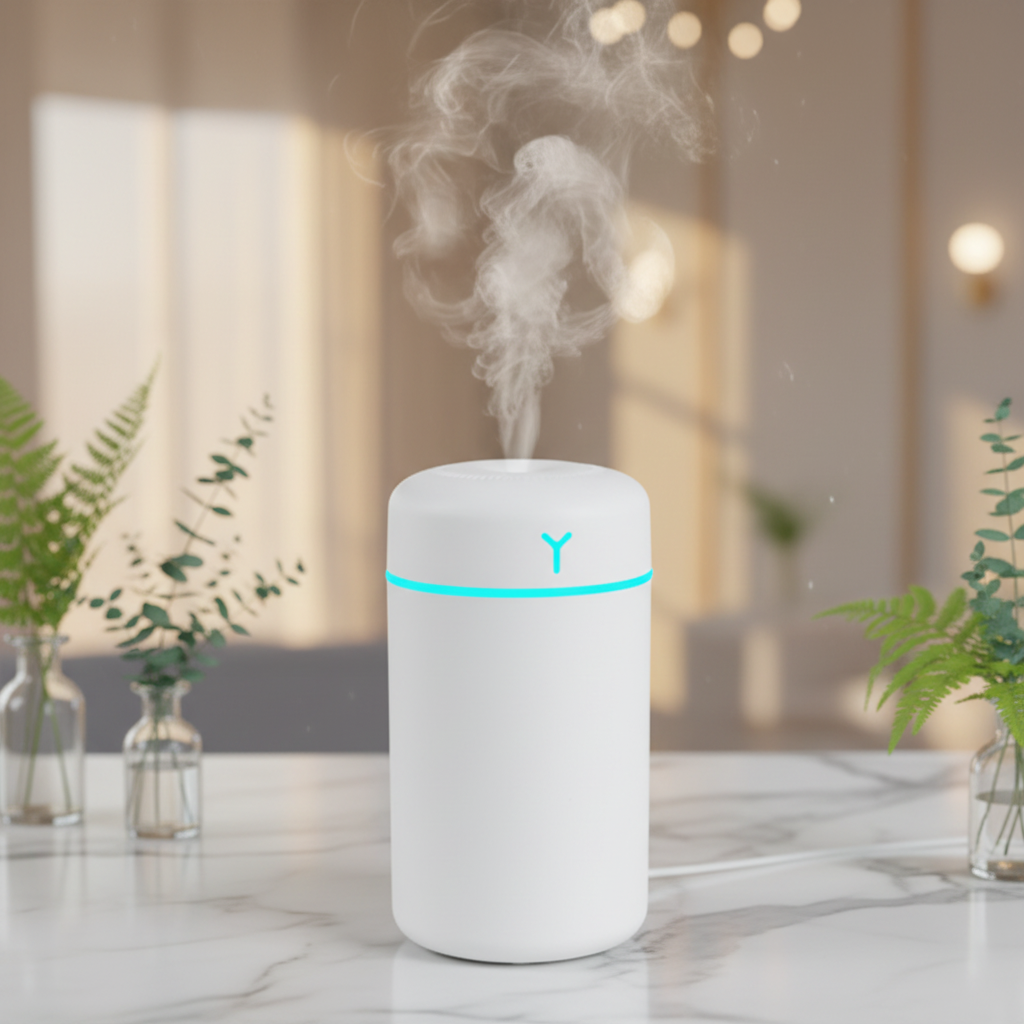 AromaGlow 420 ml Portable Humidifier