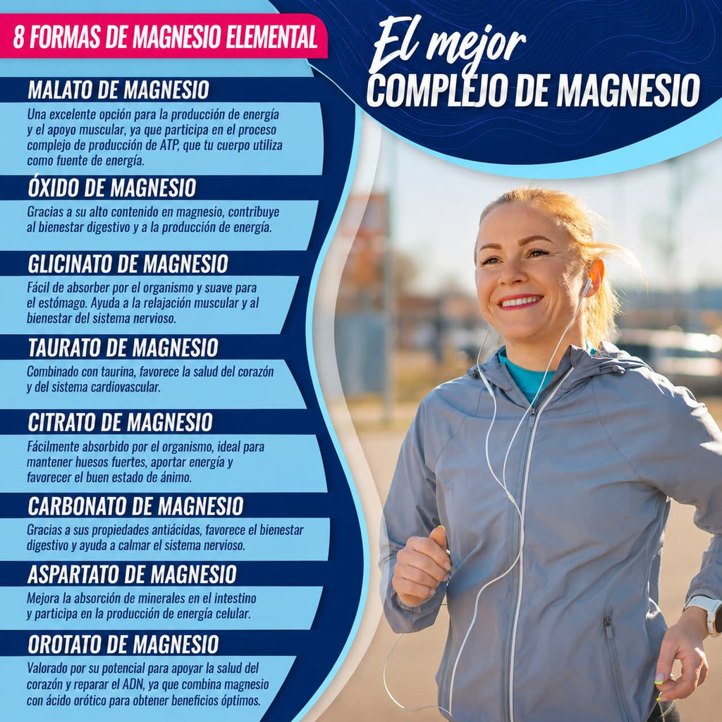 Magnesium Complex — 8 formas de magnesio