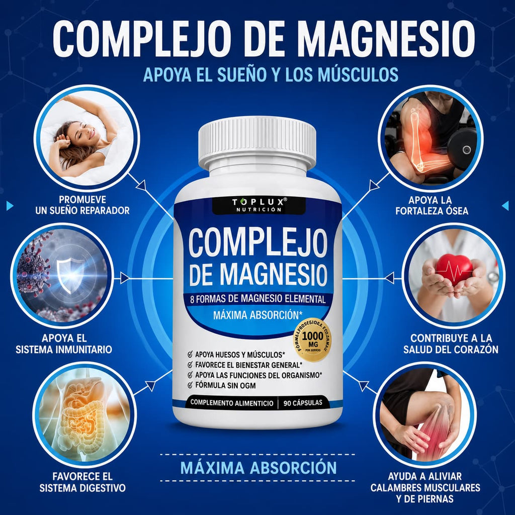 Magnesium Complex — 8 formas de magnesio