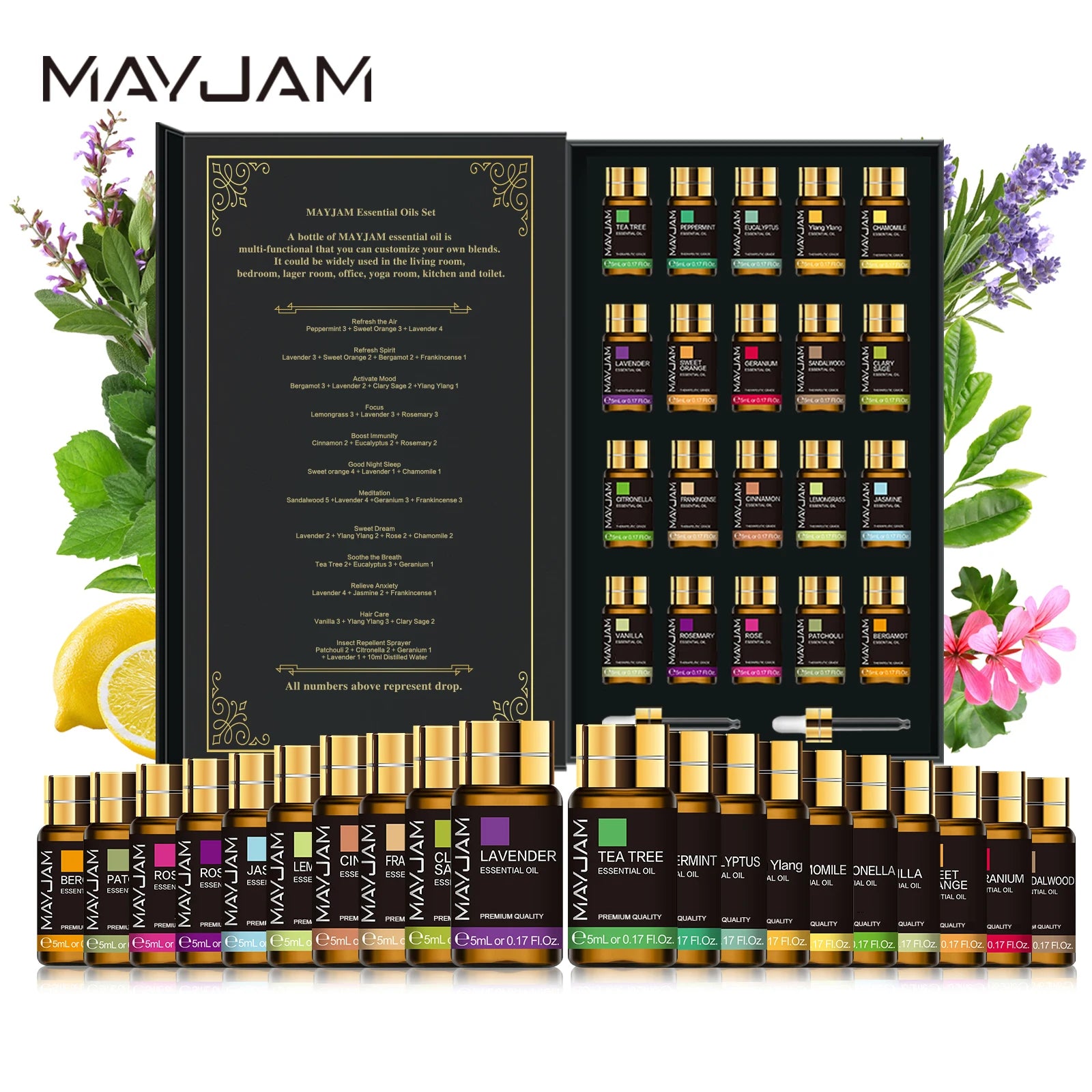 Natural Aromatherapy Collection (20 Oils)