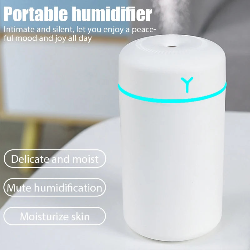 AromaGlow 420 ml Portable Humidifier