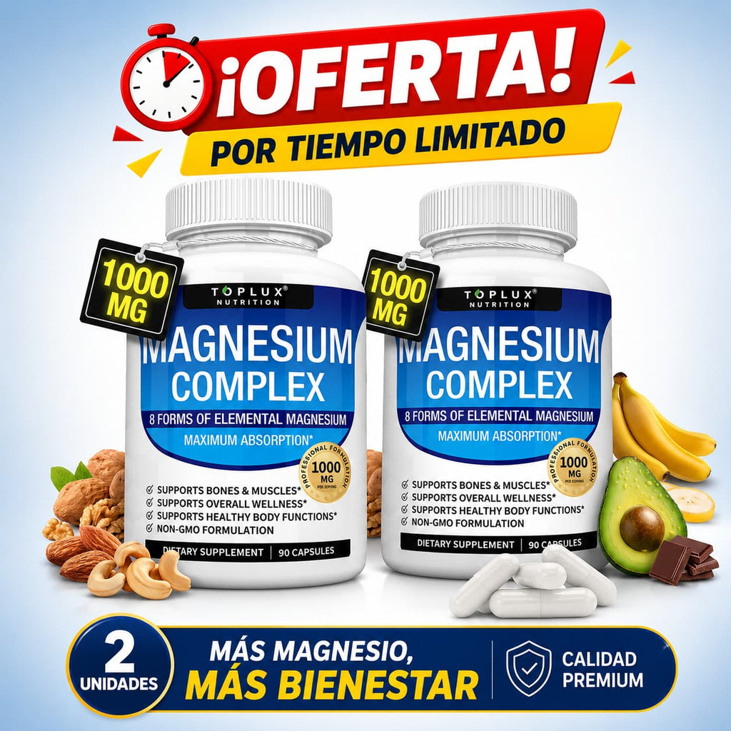Magnesium Complex — 8 formas de magnesio